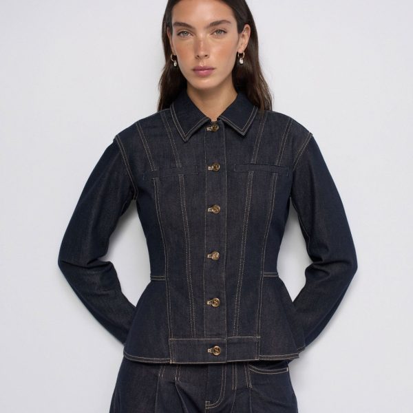 Chaqueta vaquera entallada Denim Atelier Salsa Jeans