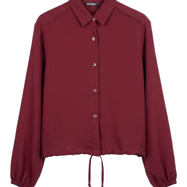 Sobrecamisa con ajuste en la cintura Foursoul