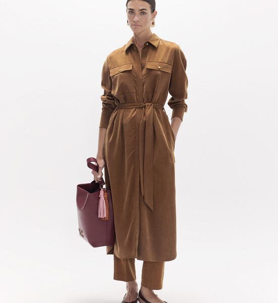 Vestido antelina fluida Lola Casademunt