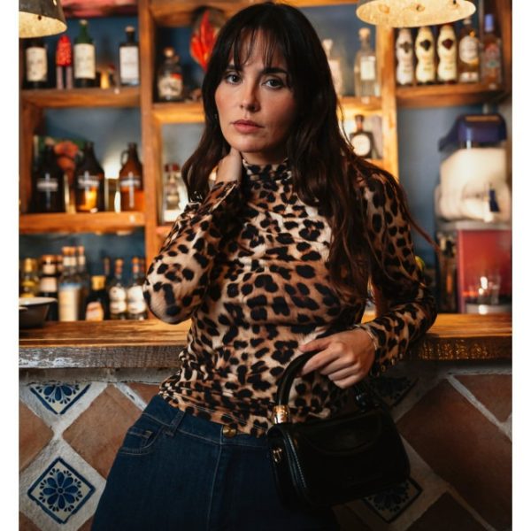 Camiseta manga larga animal print Lola Casademunt