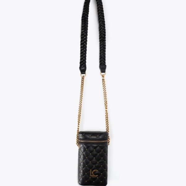 Funda de móvil acolchada con mini tachas Lola Casademunt