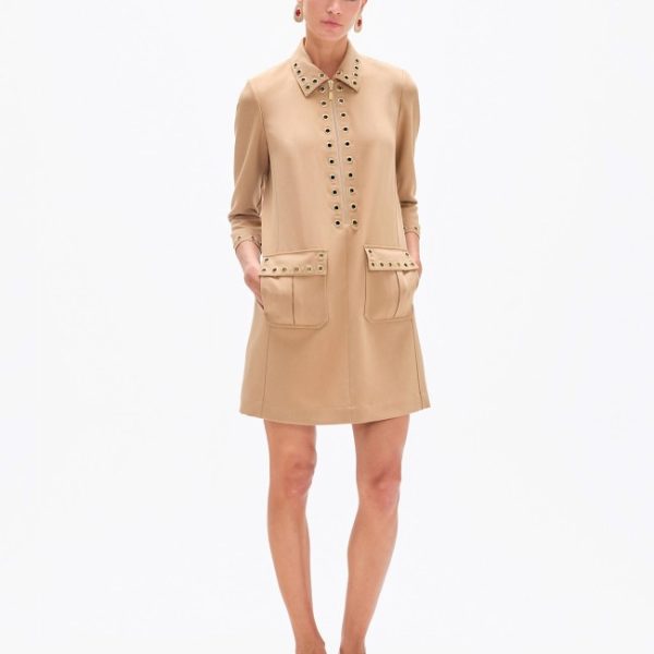 Vestido corto eyelets Lola Casademunt