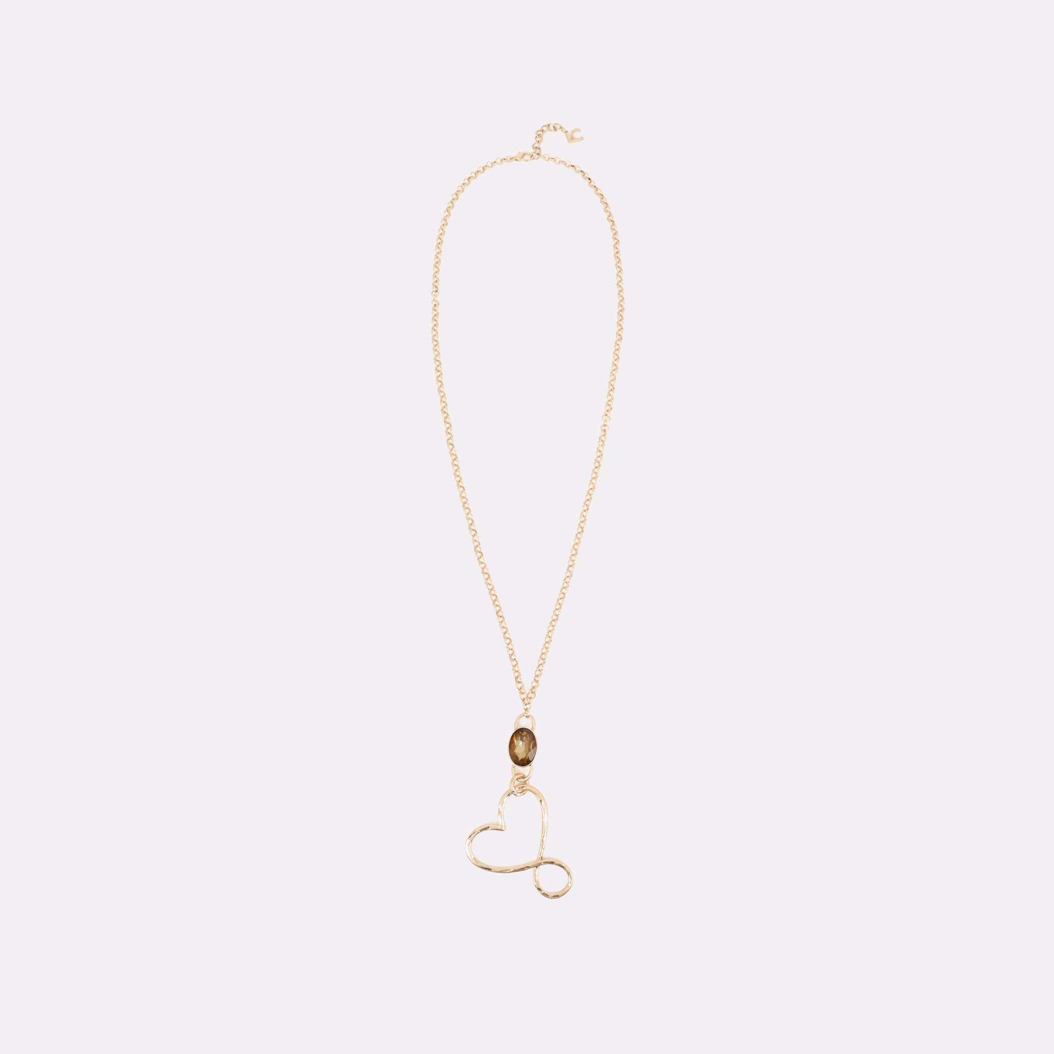 Collar largo colgante corazón Lola Casademunt