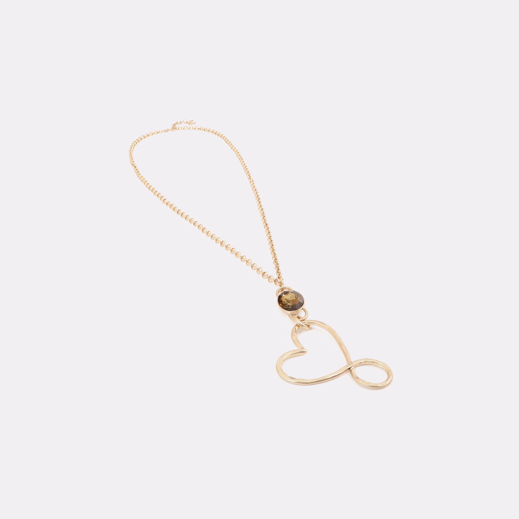 Collar largo colgante corazón Lola Casademunt