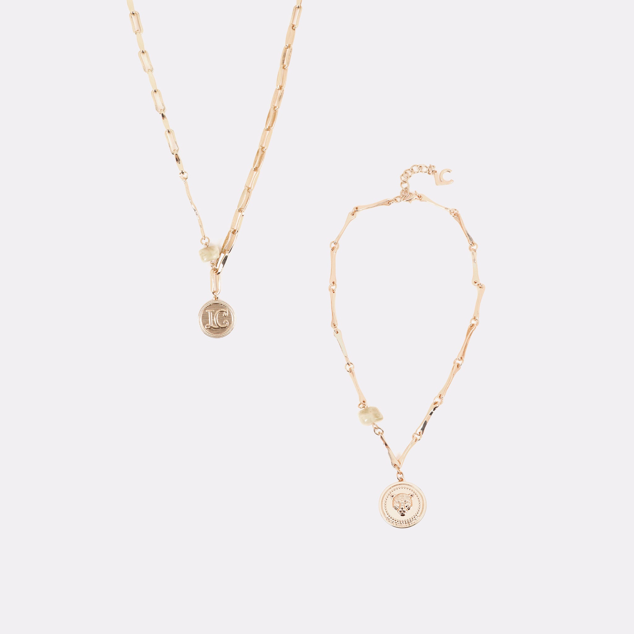 Collar doble largo con monedas Lola Casademunt