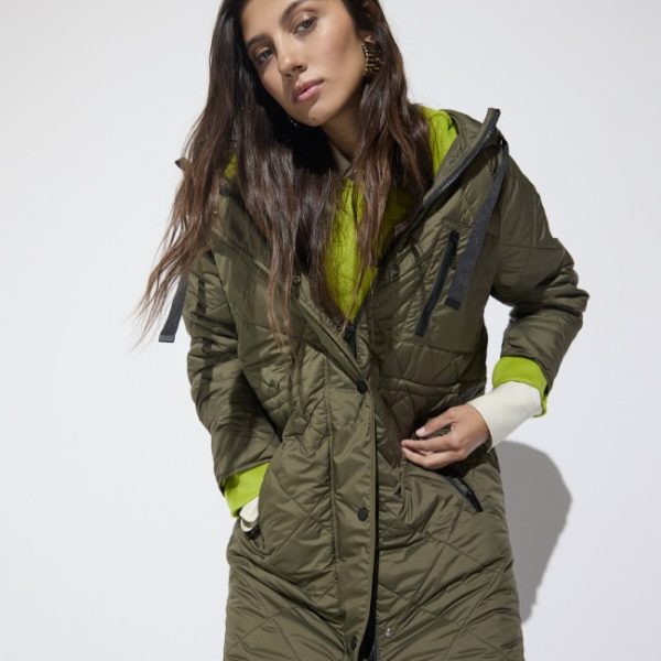 Anorak acolchado fino efecto piel Lola Casademunt