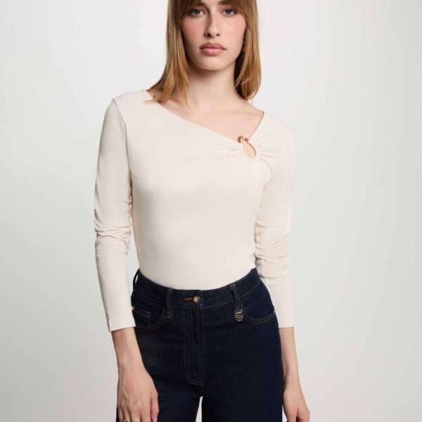 Camiseta escote manga larga Morgan